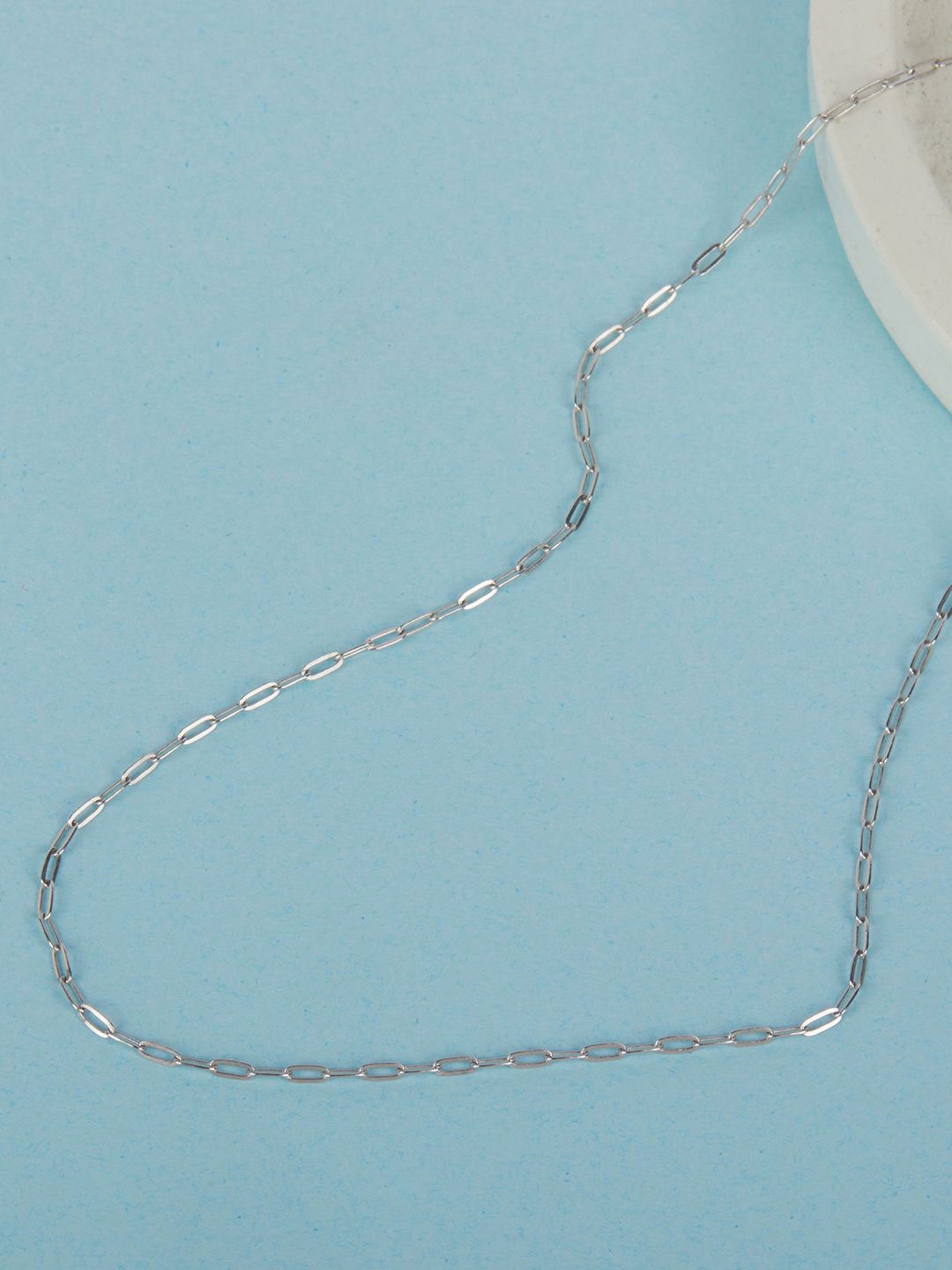 

Mia by Tanishq 925 Sterling Silver Subtle Link Chain