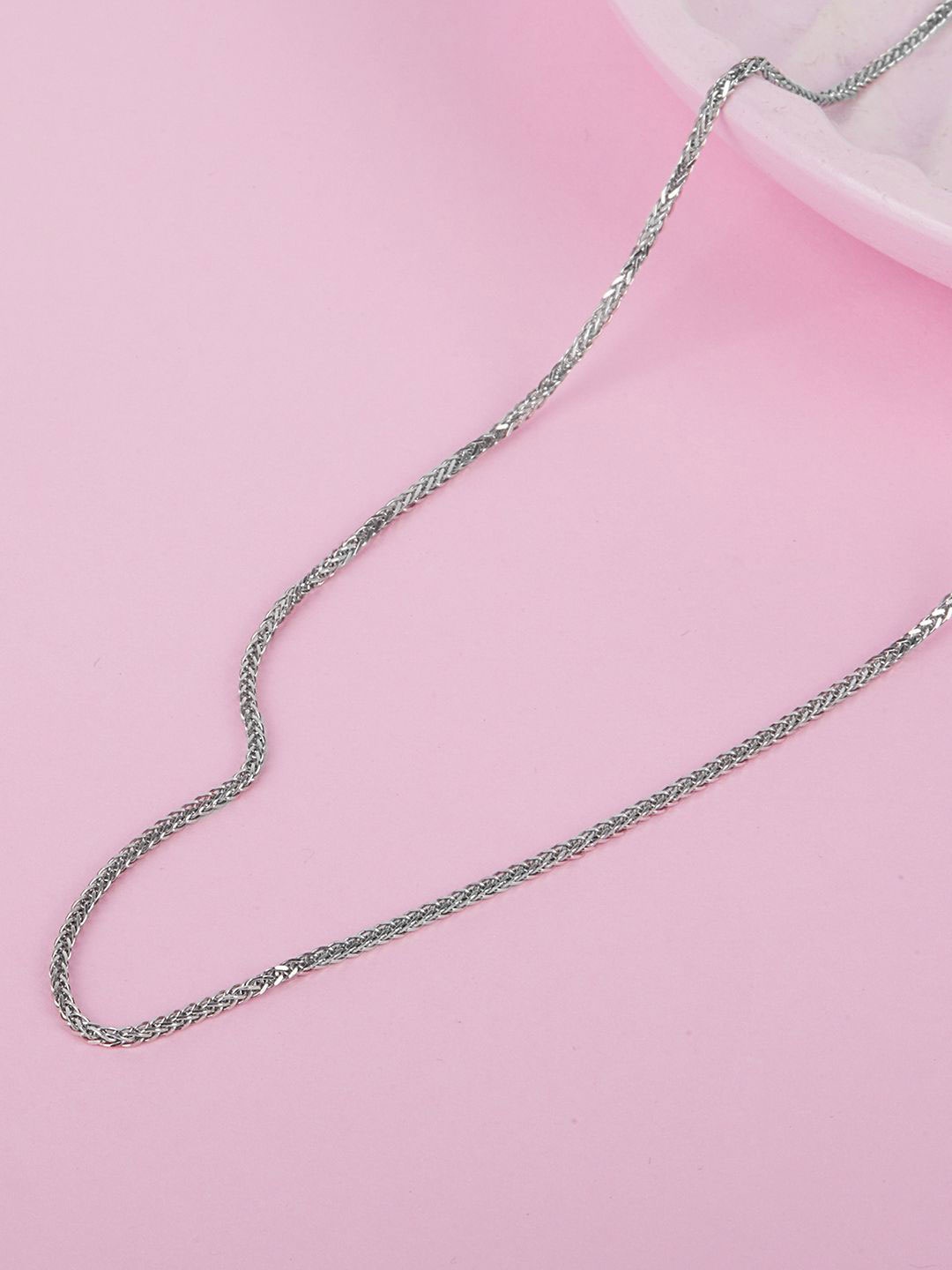 Mia by Tanishq 925 Sterling Silver Sleek Minimalist Chain