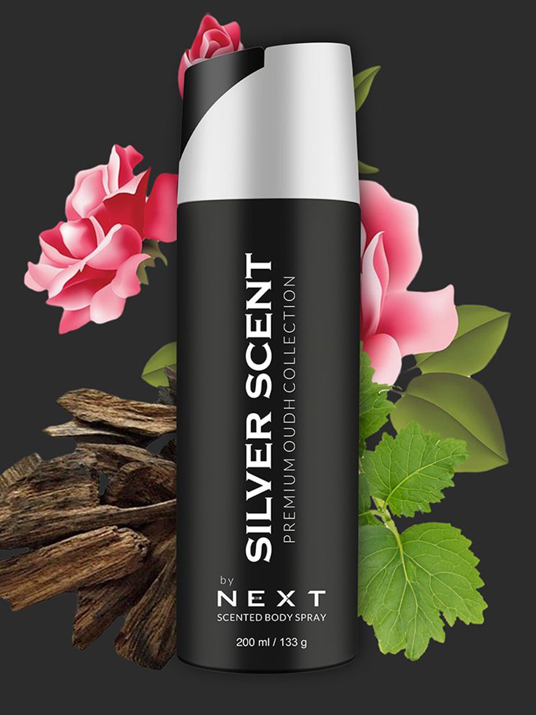 

NEXT CARE Silver Scent Long Lasting Body Spray - 200 ml, White
