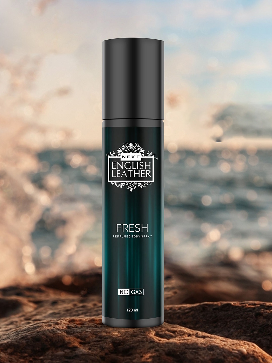 

NEXT CARE English Leather Fresh Long Lasting Body Spray - 120 ml, Black