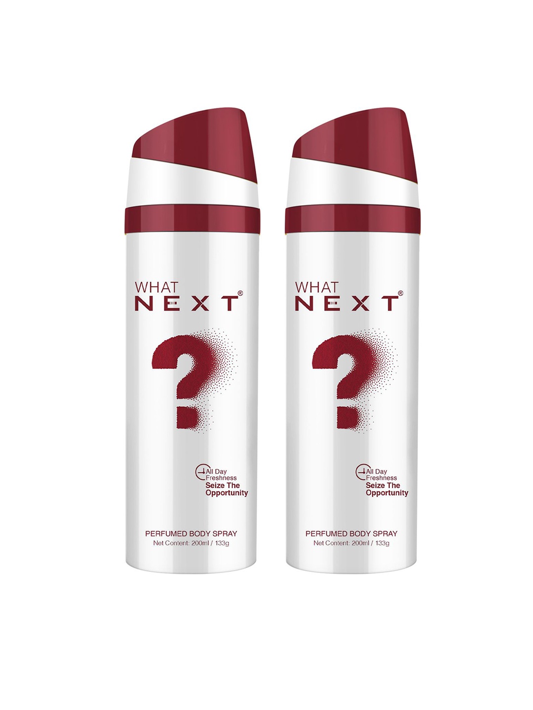 

NEXT CARE Set Of 2 What Long Lasting Perfumed Body Spray - 200 ml Each, White