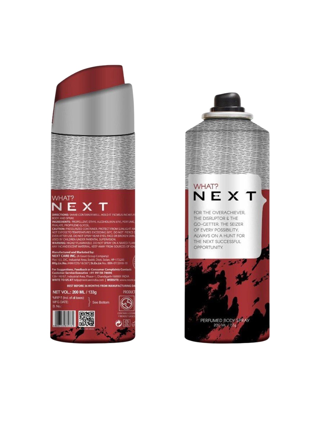

NEXT CARE What Long Lasting Perfumed Body Spray - 200 ml, White
