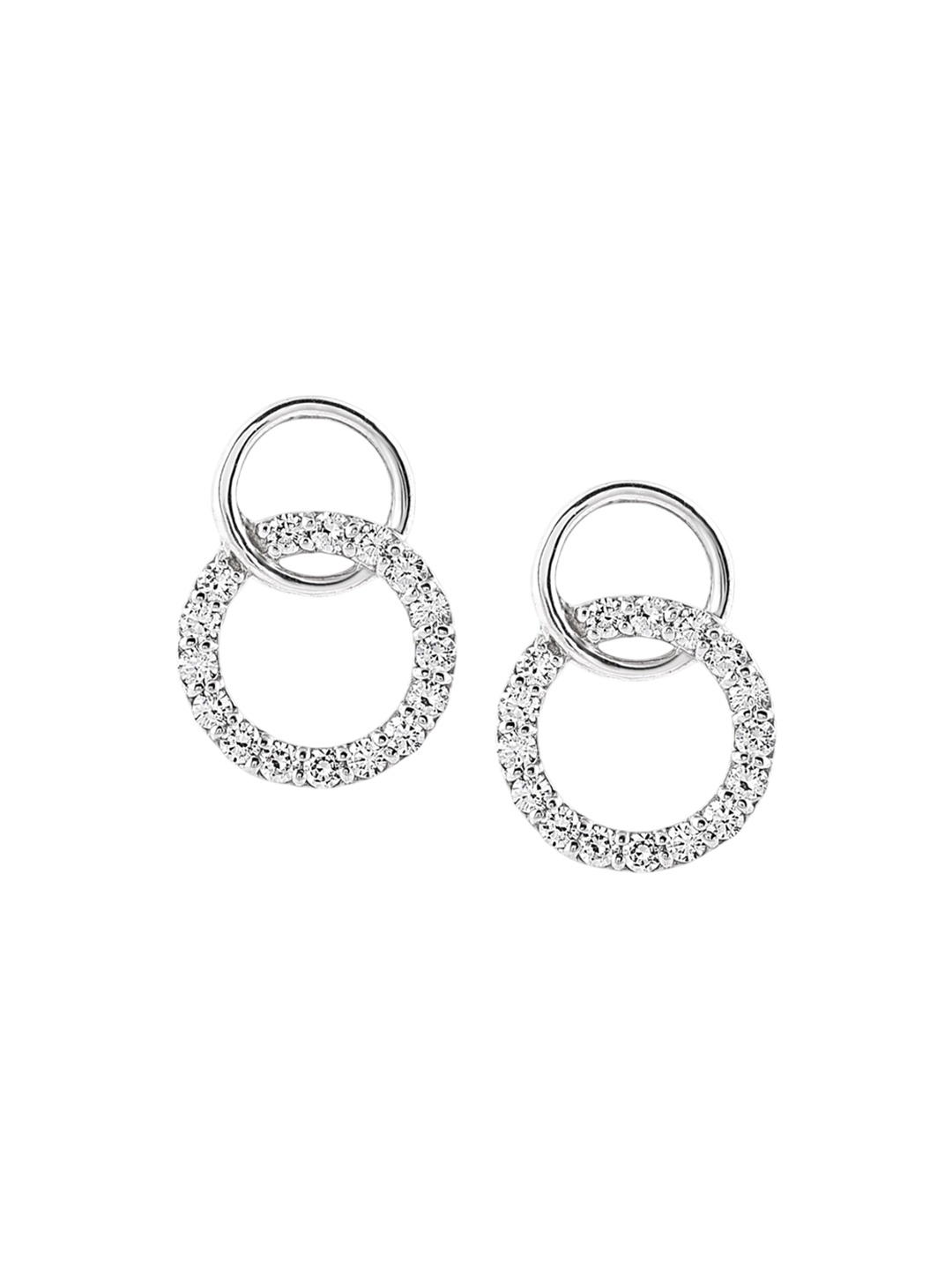 

FIAN Lucy 925 Sterling Silver Rhodium Plated Contemporary Studs