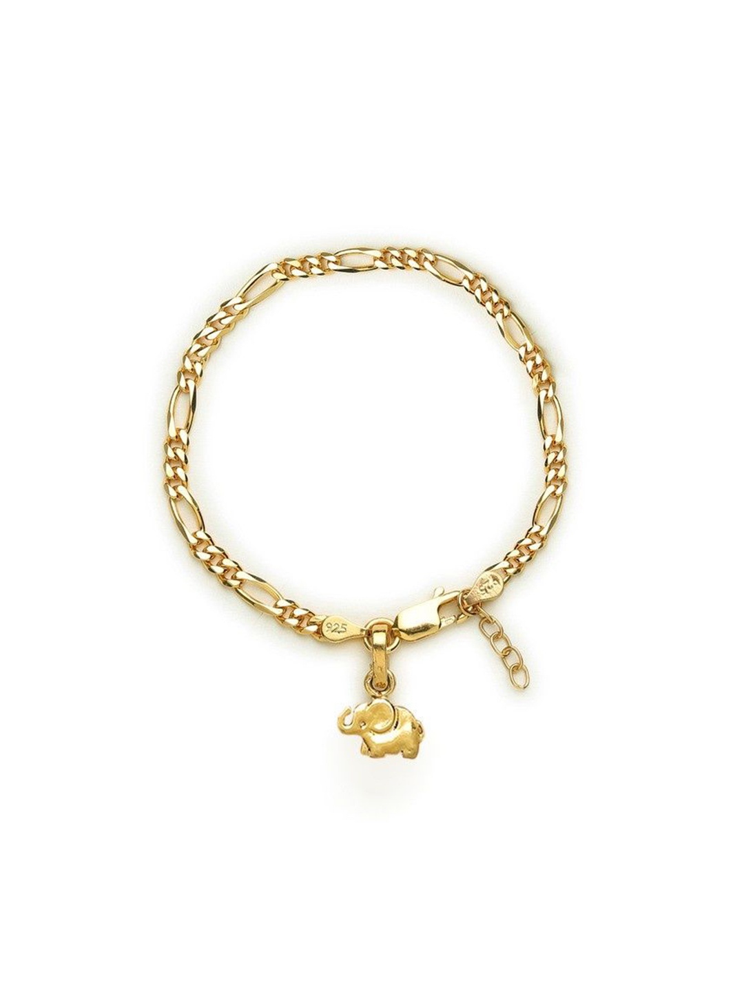 

AKSHAT SAPPHIRE Gold-Plated Stainless Steel Link Bracelet