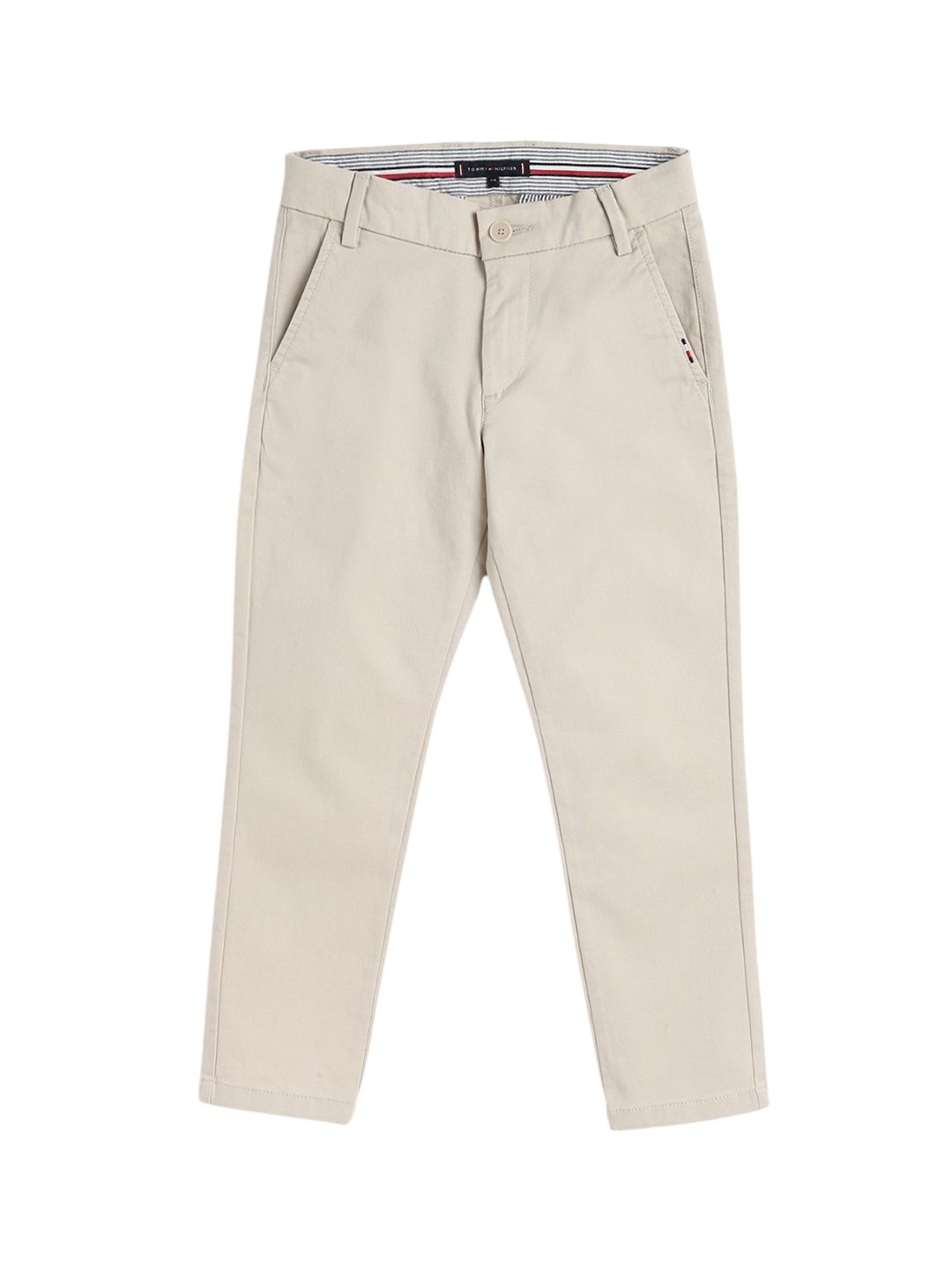 

Tommy Hilfiger Boys Slim Fit Chinos Trousers, Beige