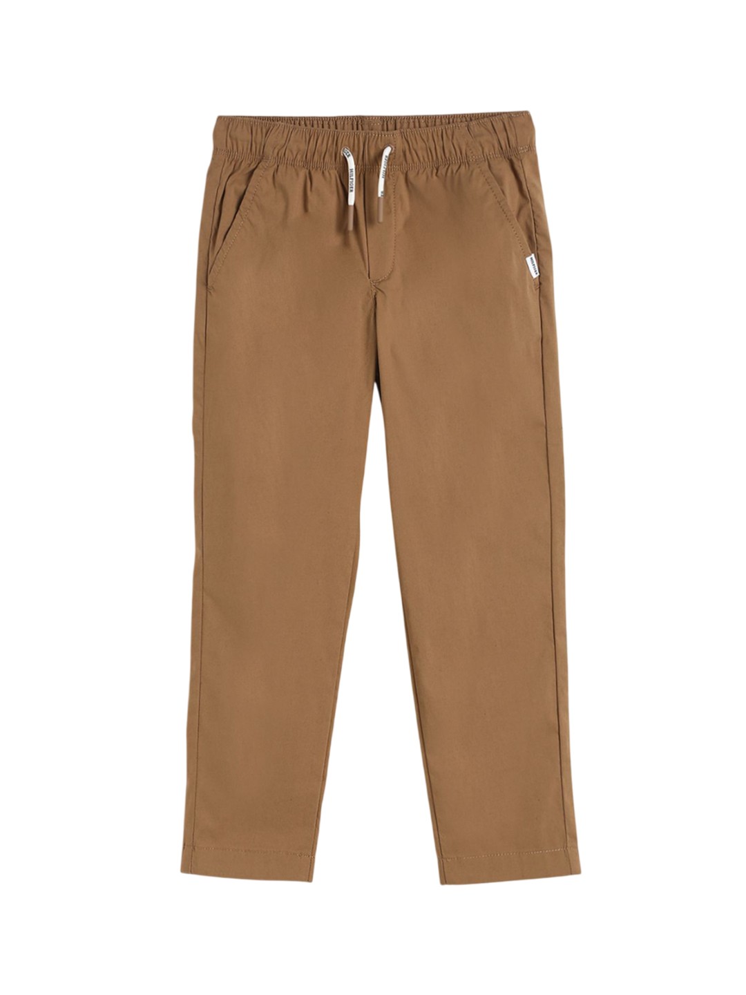 

Tommy Hilfiger Boys Straight Fit Cotton Trouser, Brown