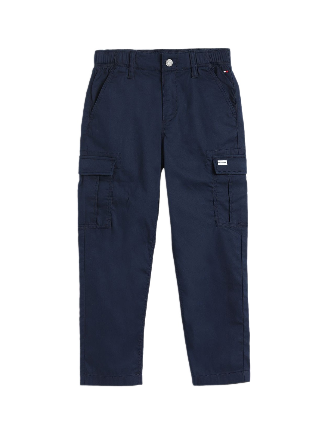 

Tommy Hilfiger Boys Straight Fit Cargos Trousers, Blue