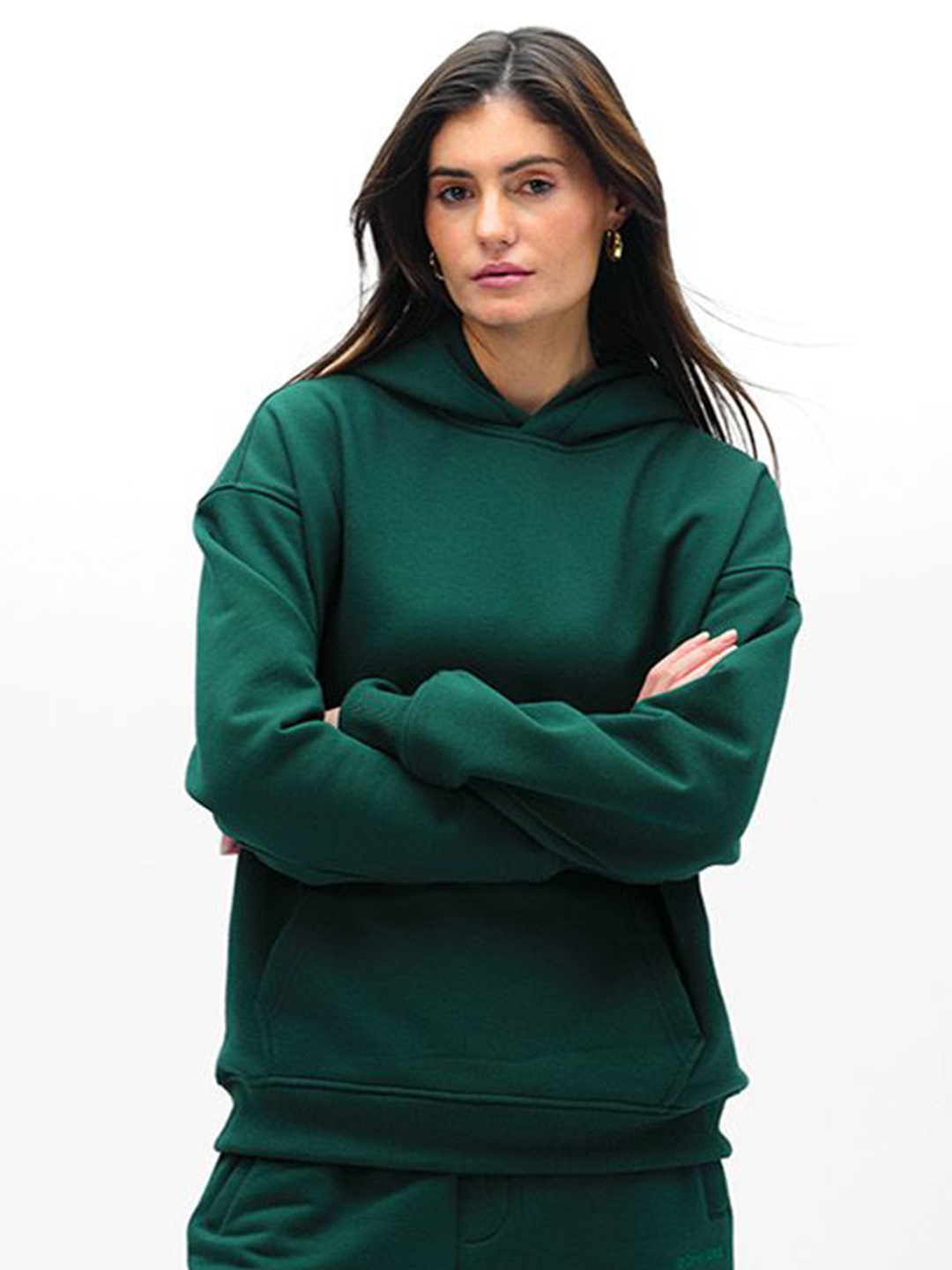 

Bonkers Corner Women Hooded Sweatshirt, Green