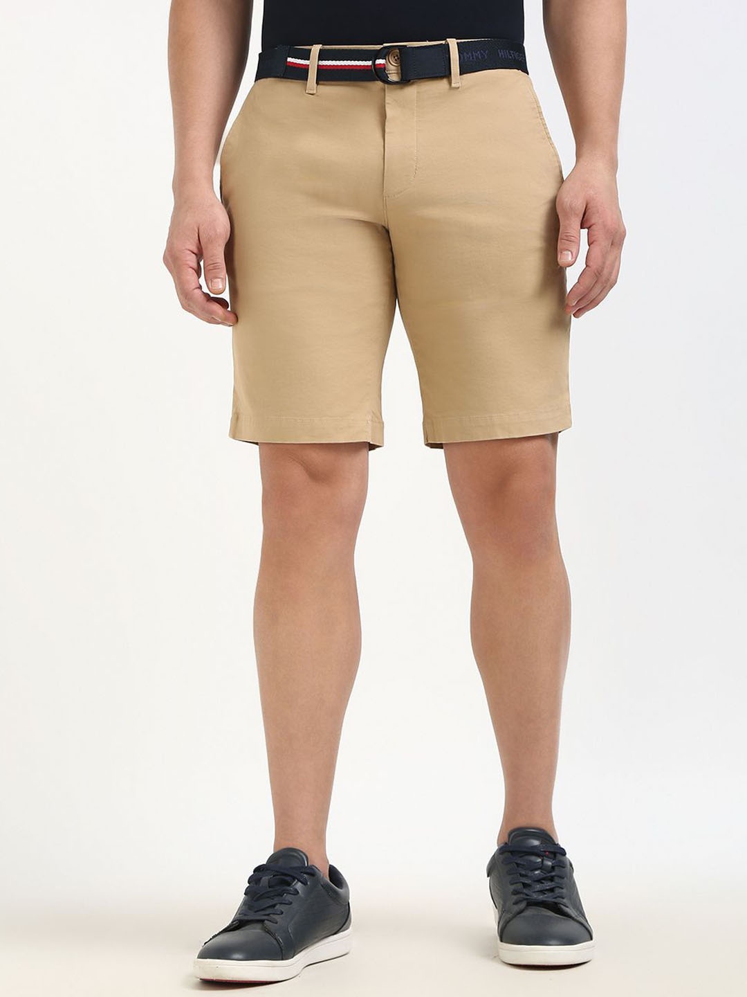 

Tommy Hilfiger Men Pure Cotton Regular Fit Shorts, Khaki