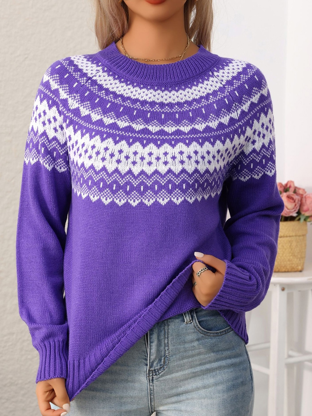 

StyleCast x Revolte Women Pullover, Purple