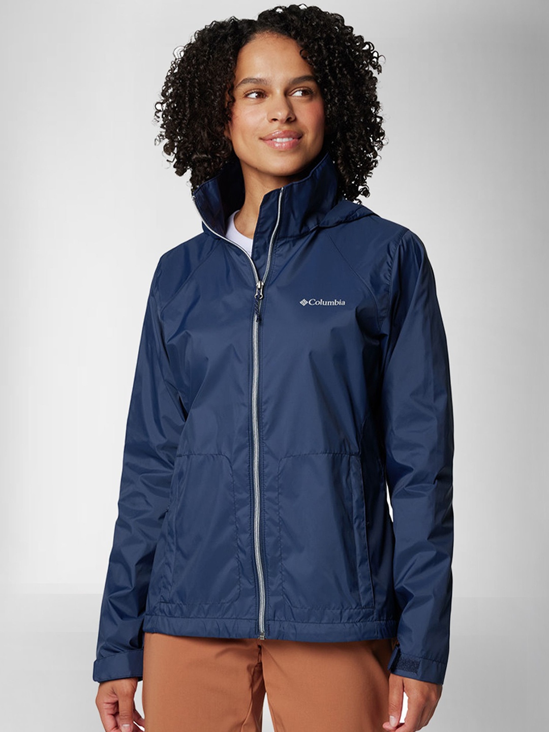 

Columbia Omni Shield Switchback IV Rain Jacket, Navy blue