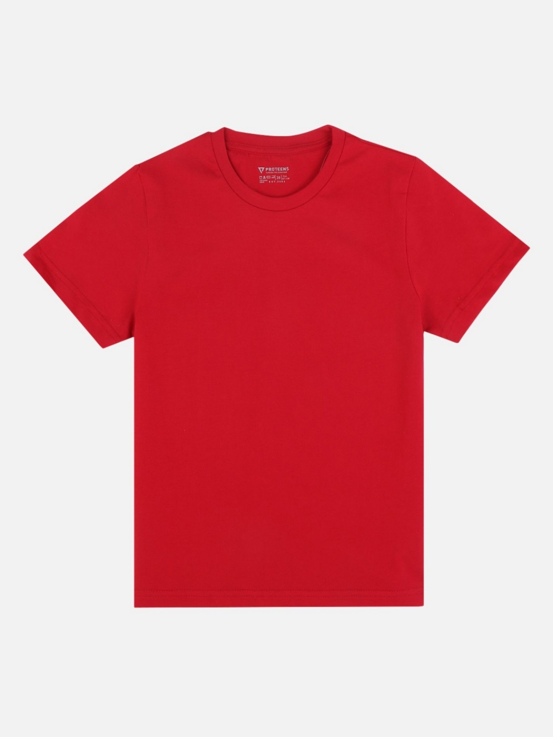 

Bodycare Boys Solid Round Neck Cotton T-shirt, Red