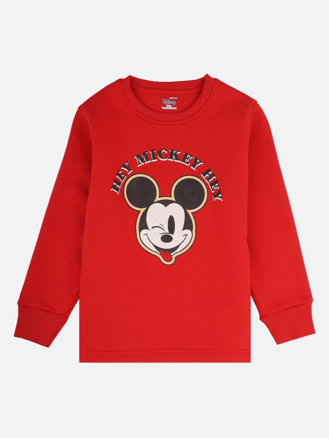 

Bodycare Boys Graphic Mickey Mouse Printed Round Neck Cotton T-shirt, Red