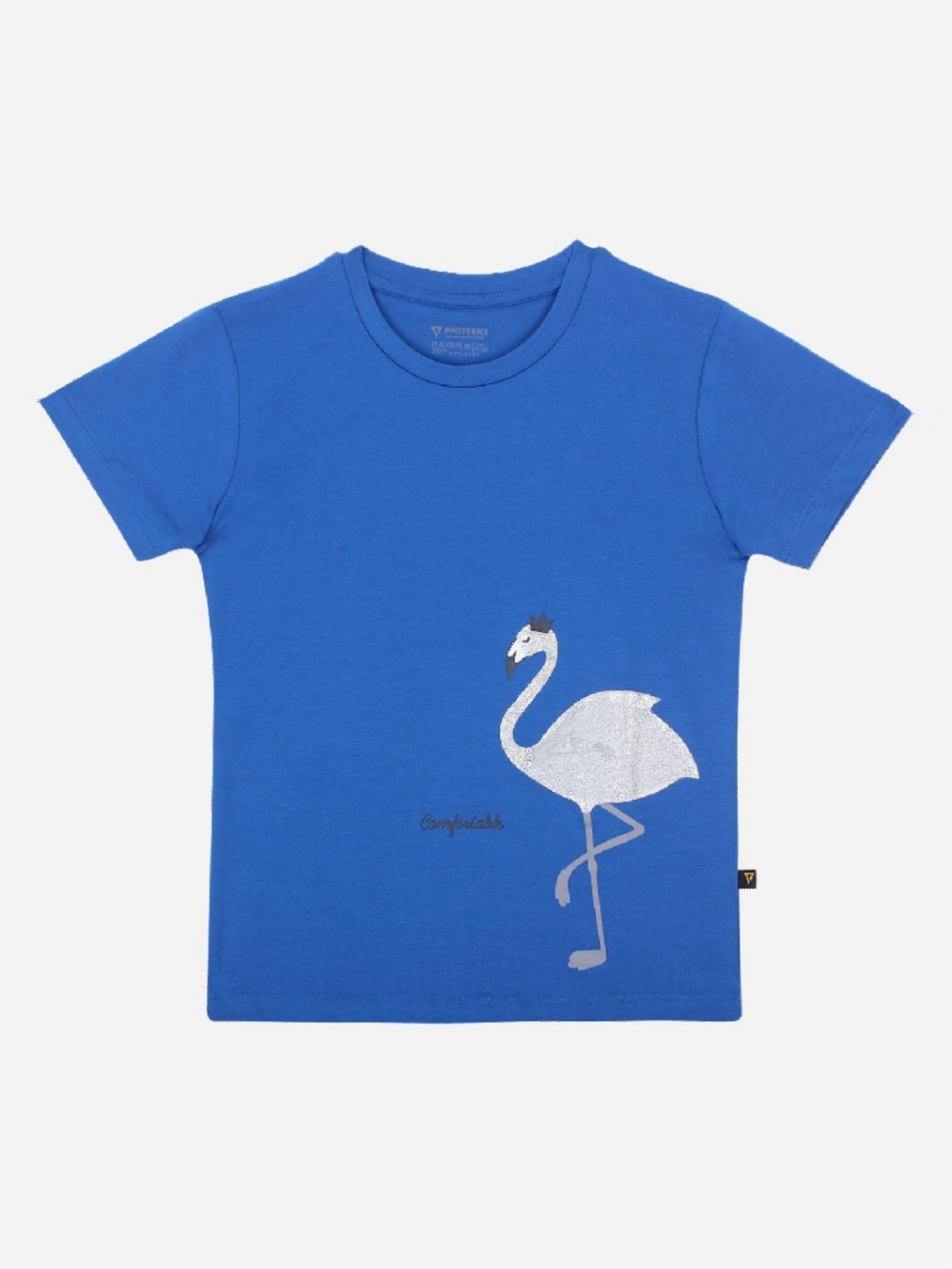 

Bodycare Girls Proteens Graphic Printed Round Neck Cotton T-shirt, Blue