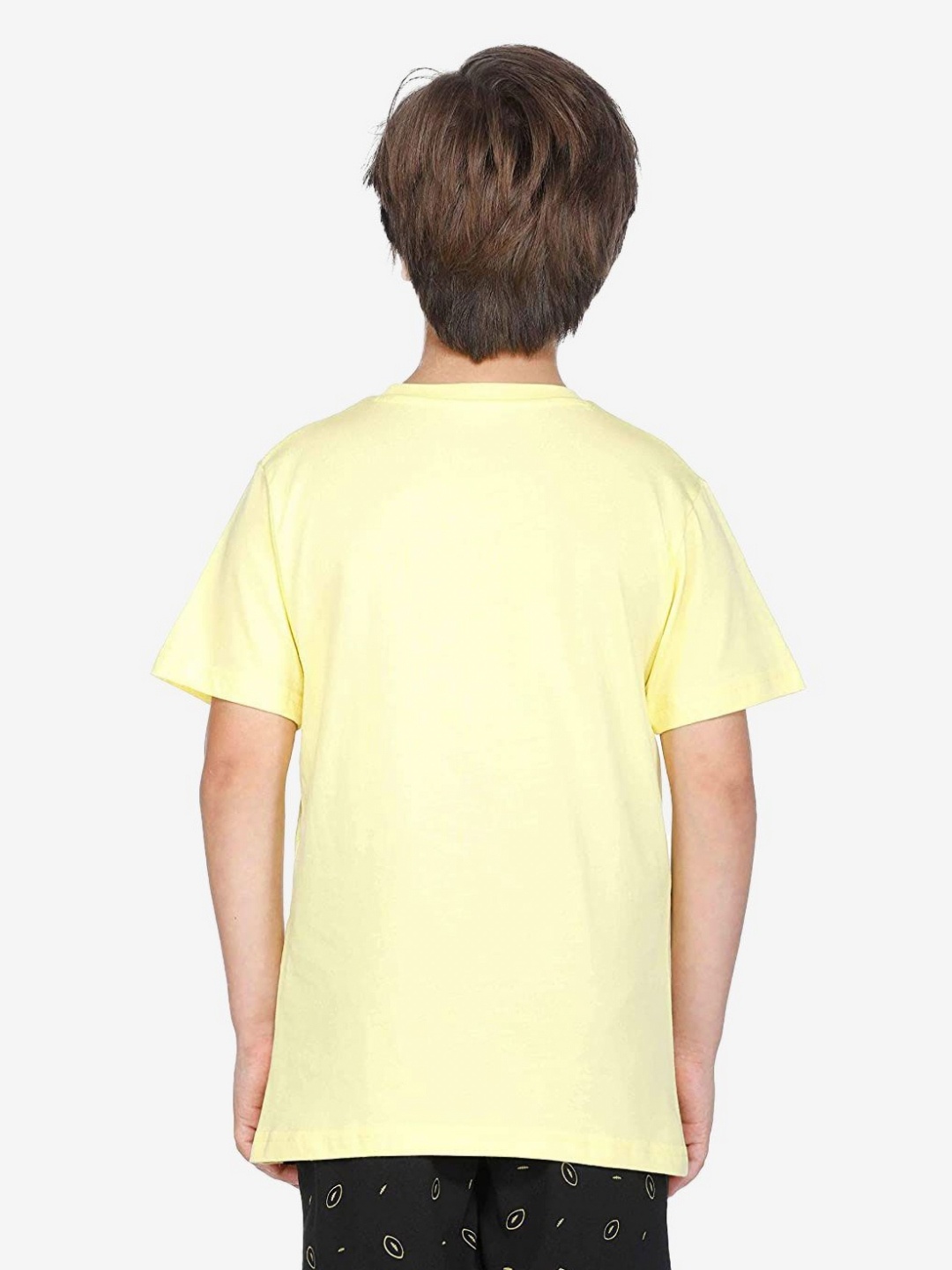 

Bodycare Boys Solid Round Neck Cotton T-shirt, Yellow