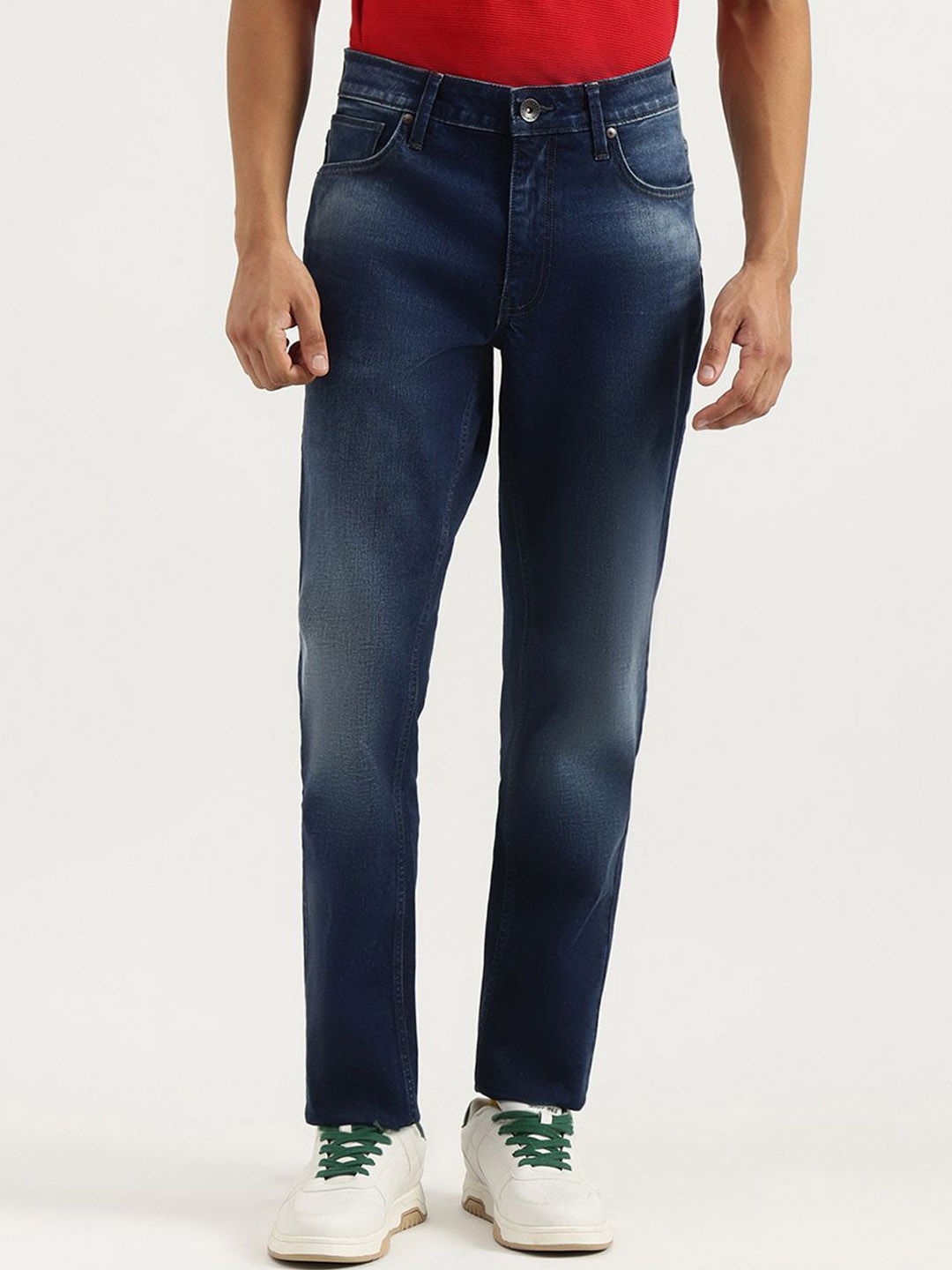 

United Colors of Benetton Men Skinny Fit Light Fade Jeans, Blue