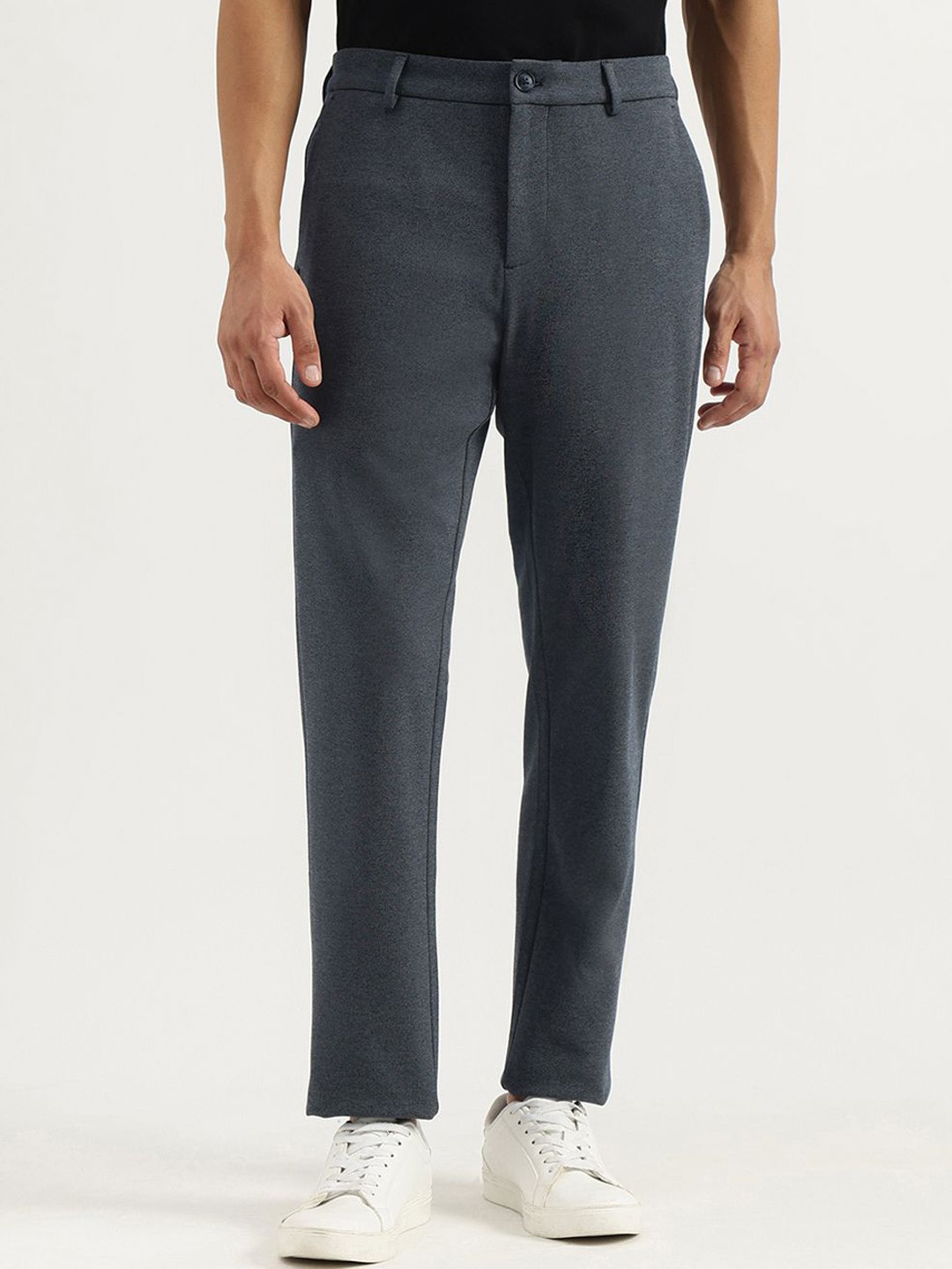 

United Colors of Benetton Men Relaxed Fit Mid-Rise Trouser, Grey