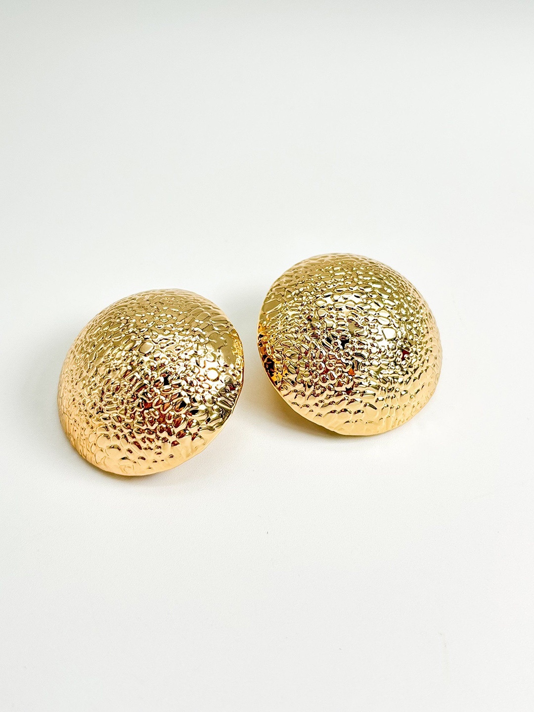 

Haute Pink Gold-Plated Circular Shaped Studs