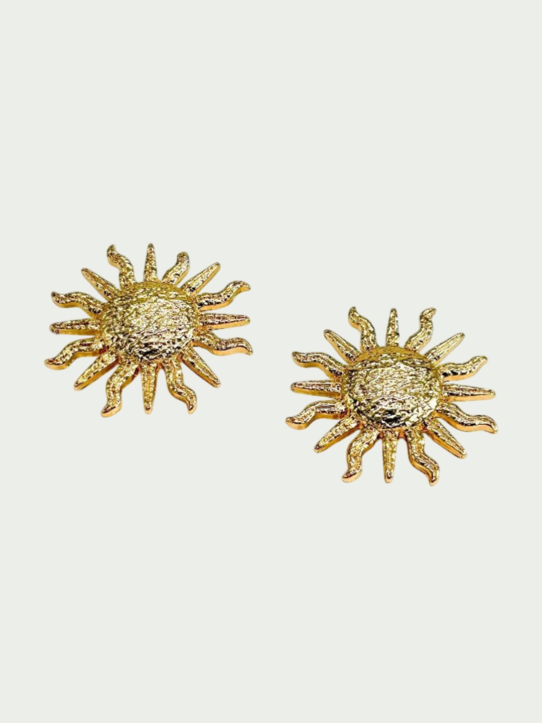

Haute Pink Gold-Plated Contemporary Shaped Studs