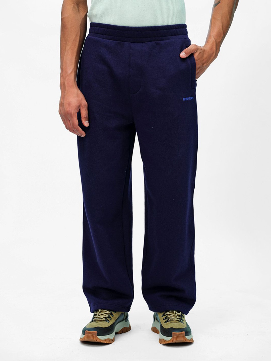 

Bonkers Corner Men Everyday Track Pants, Navy blue