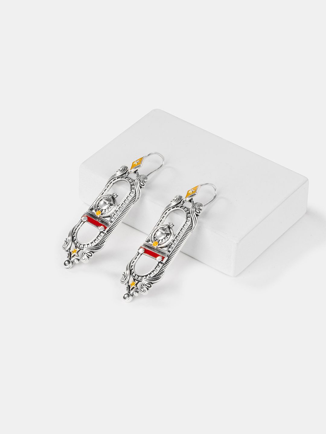 

SHAYA 925 Sterling Silver Hogwarts Express Drop Earrings