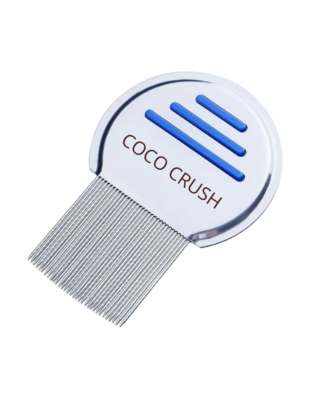 

Coco Crush Staineless Steel Pet Grooming Comb, Grey