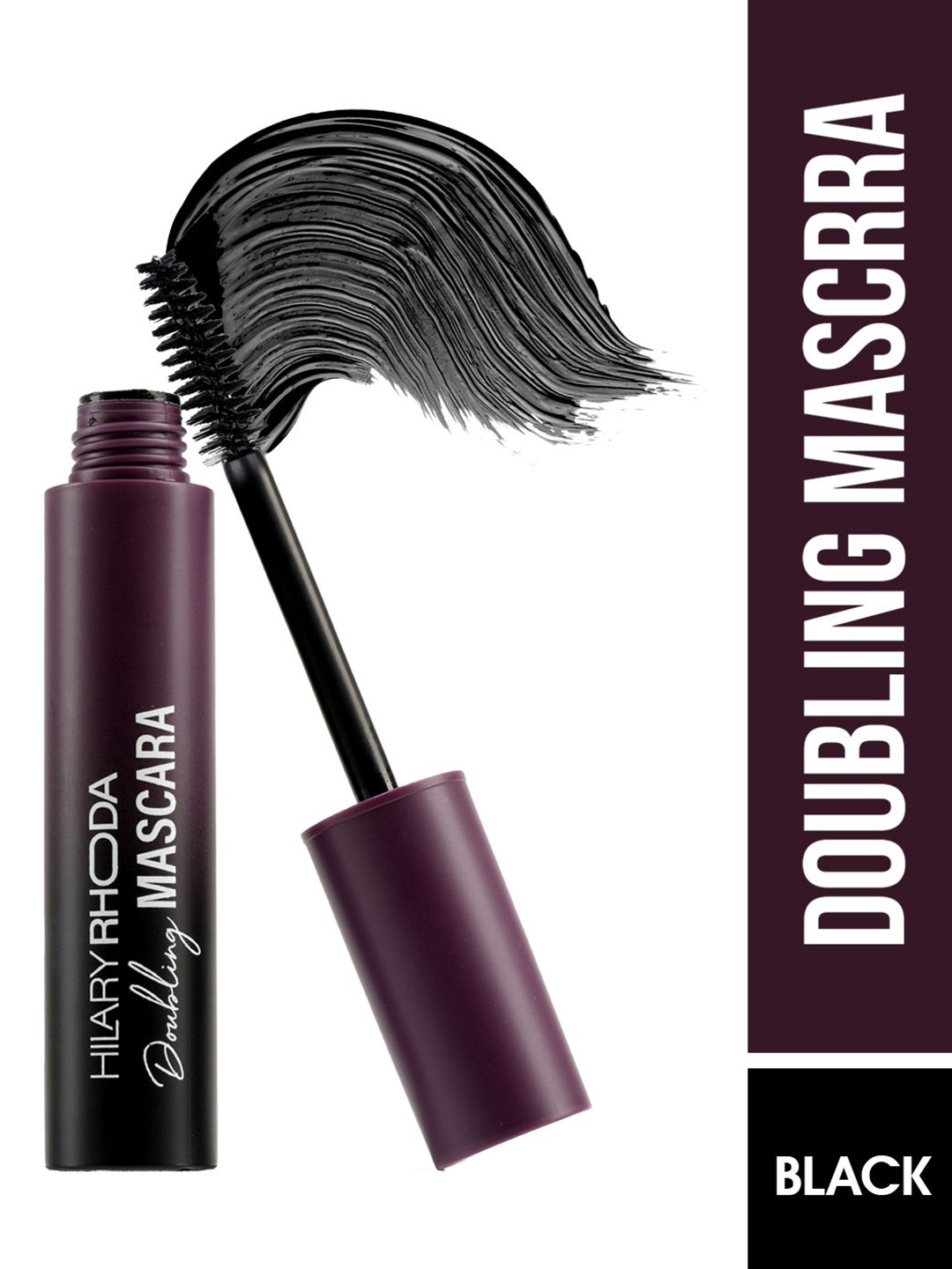 

Hilary Rhoda Doubling Volumizing & Waterproof Smudge-Proof Mascara - 12 ml - Black