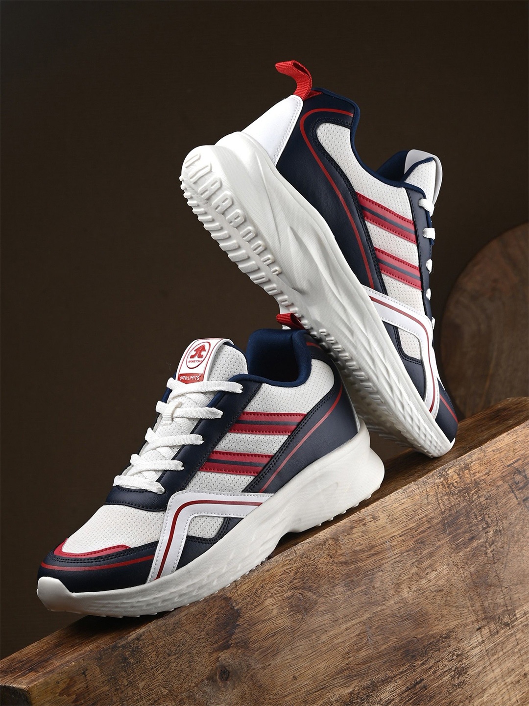 

OFF LIMITS Men Mesh Running Non-Marking Shoes, White