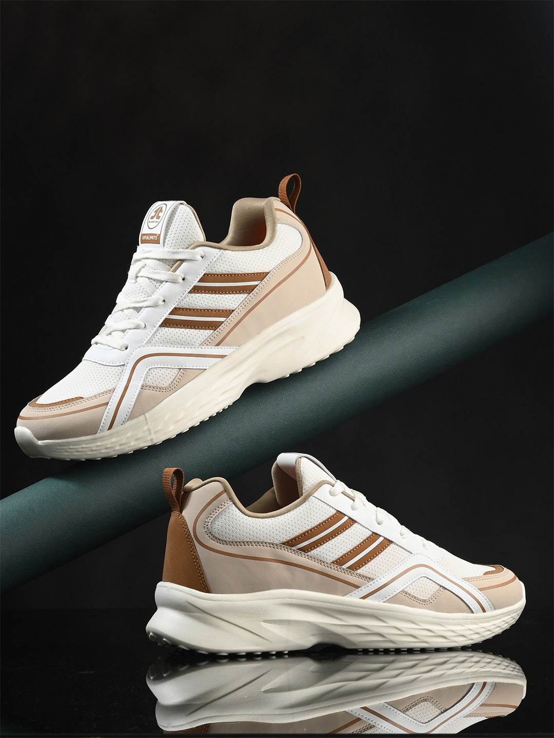 

OFF LIMITS Men Mesh Running Non-Marking Shoes, Beige