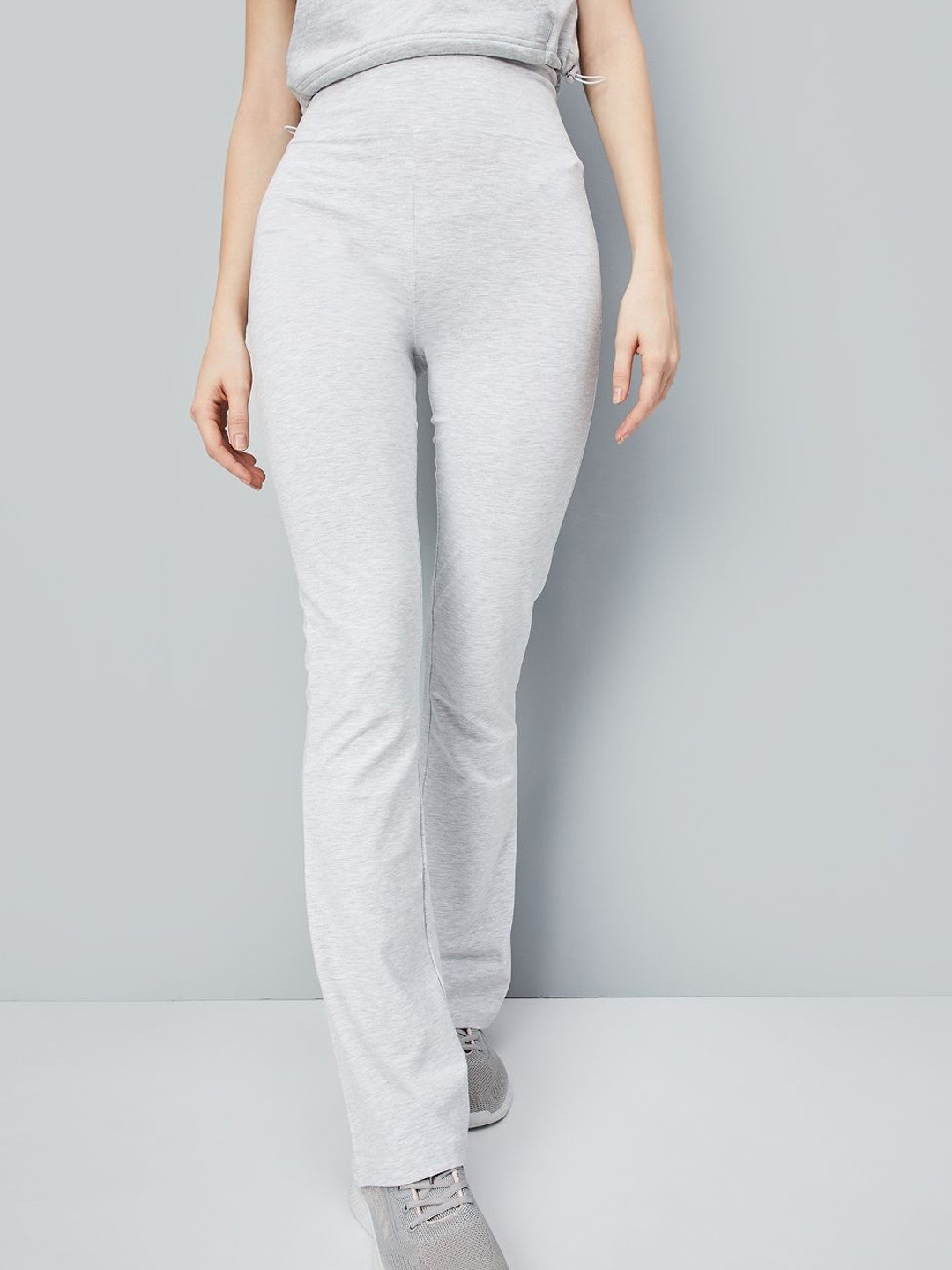 

max Women Regular Fit Track Pants, Grey