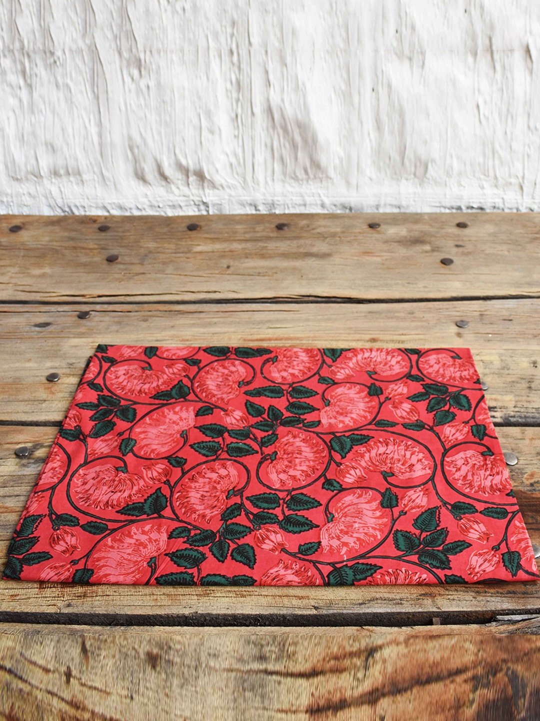 

RAZAAIWALA Unisex Printed Cotton Suit Clothing Fabric, Red