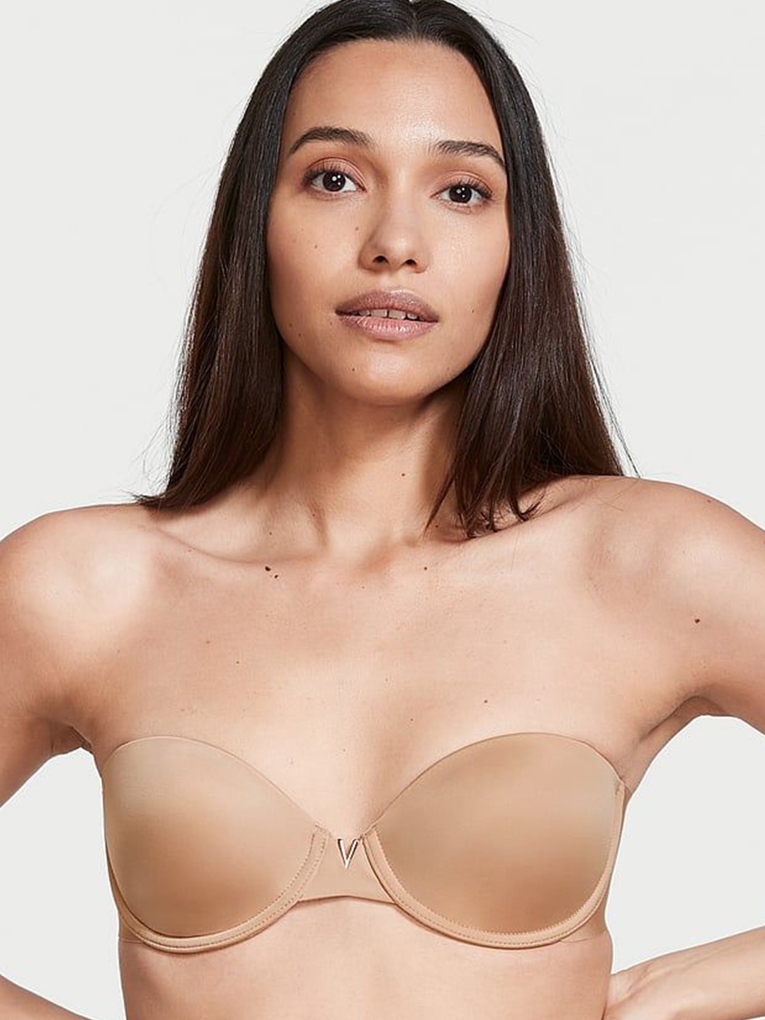 

Victoria's Secret Women Medium Coverage Underwired Lightly Padded Bra, Beige