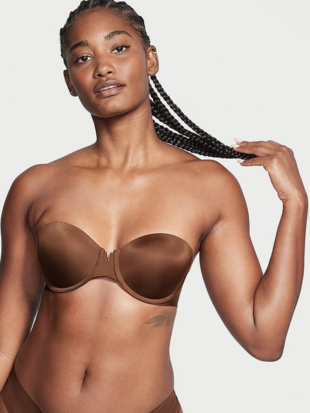 

Victoria's Secret Medium Coverage Underwired Lightly Padded Bra, Brown