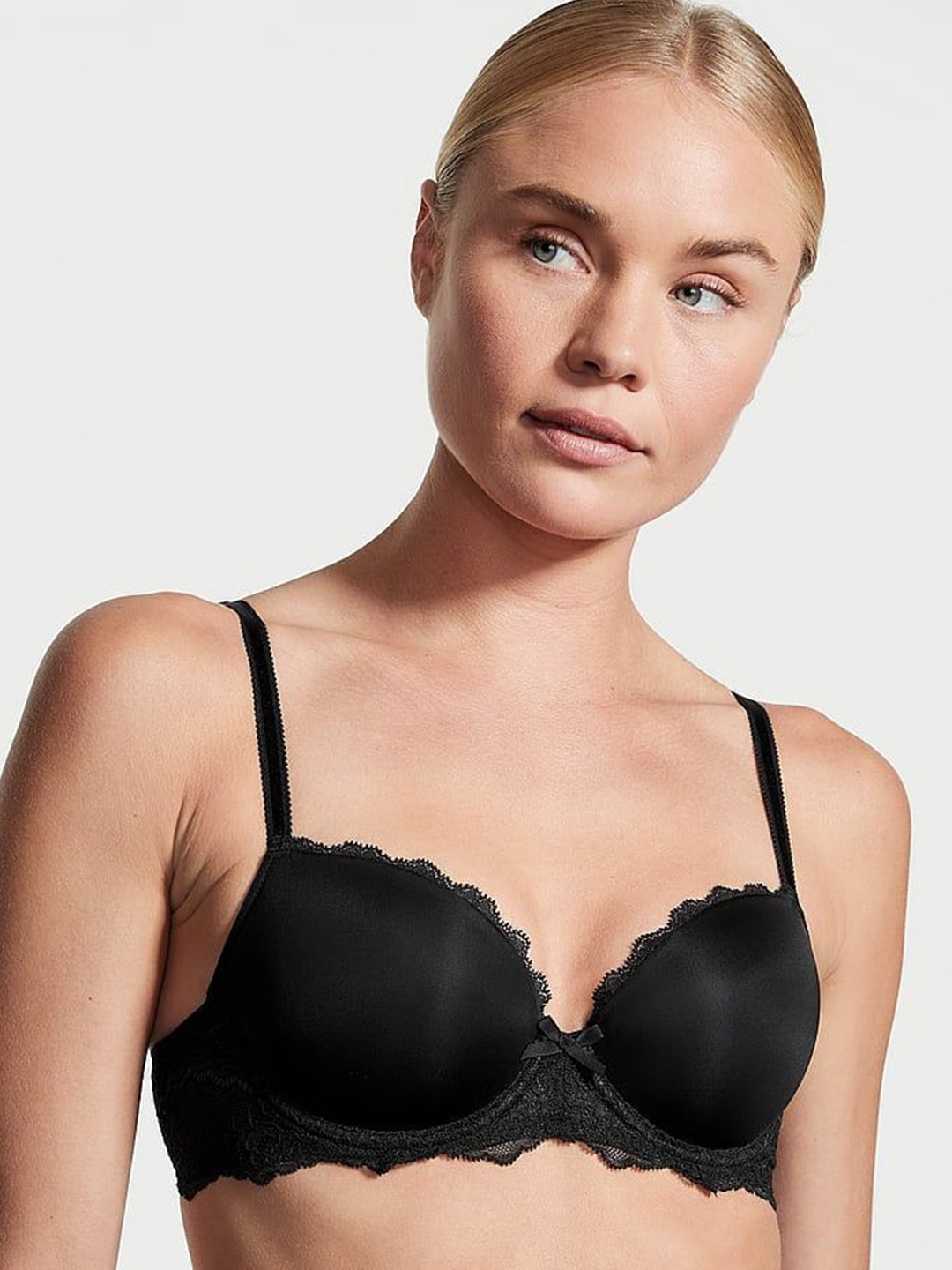 

Victoria's Secret Medium Coverage Underwired Lightly Padded Bra, Black