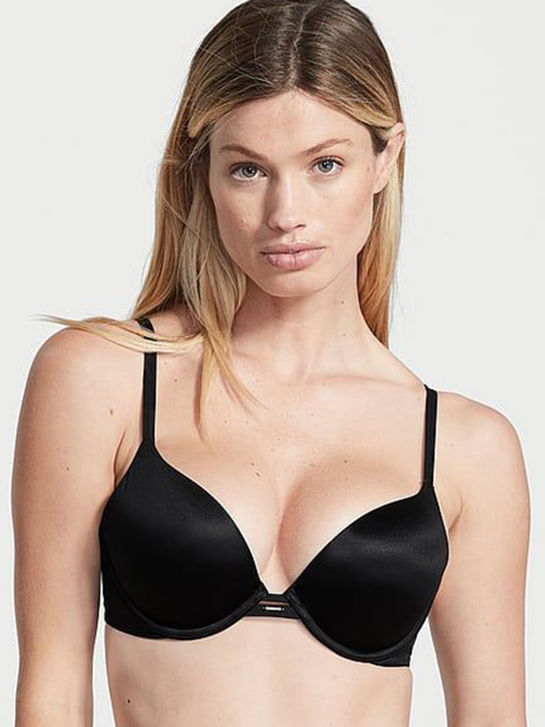 

Victoria's Secret Medium Coverage Underwired Lightly Push-Up Padded Bra, Black