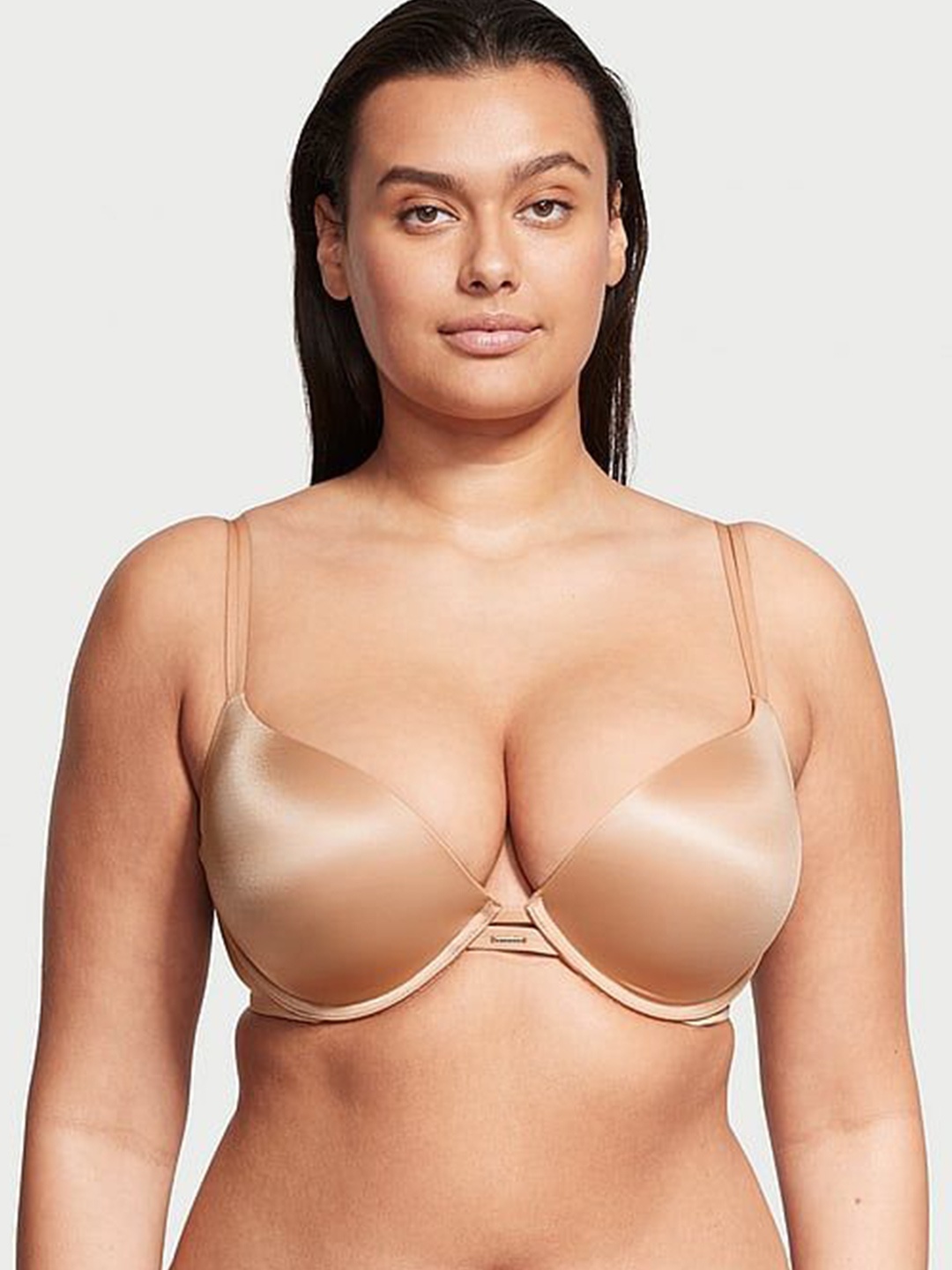 

Victoria's Secret Medium Coverage Underwired Lightly Padded Push-Up Bra, Beige