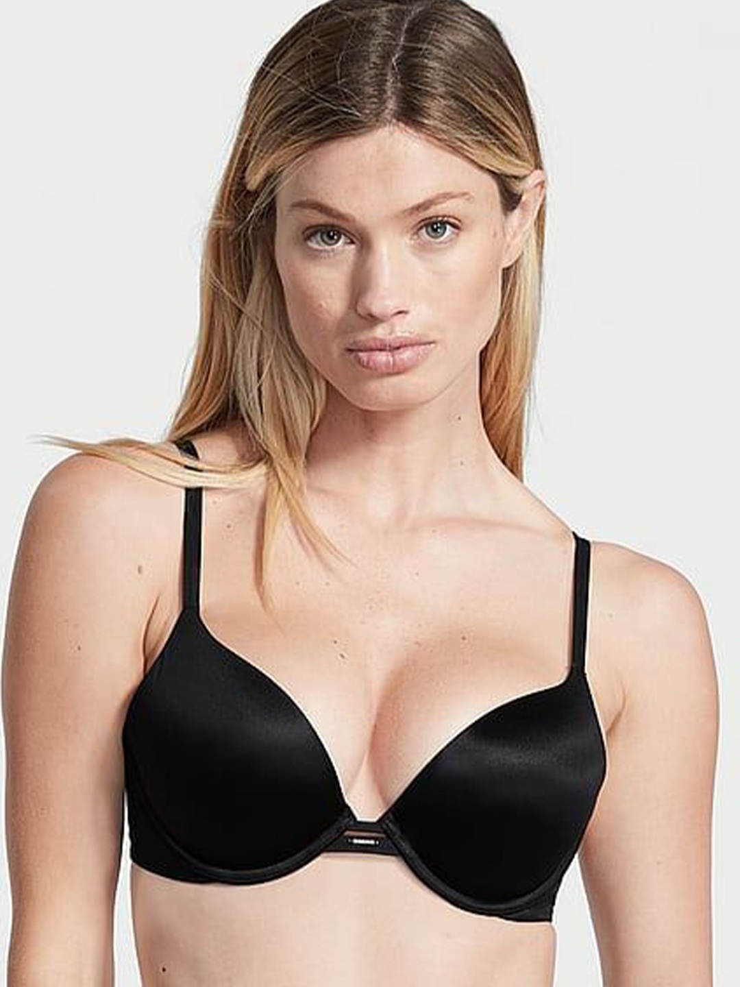 

Victoria's Secret Medium Coverage Underwired Lightly Padded Push-Up Bra, Black