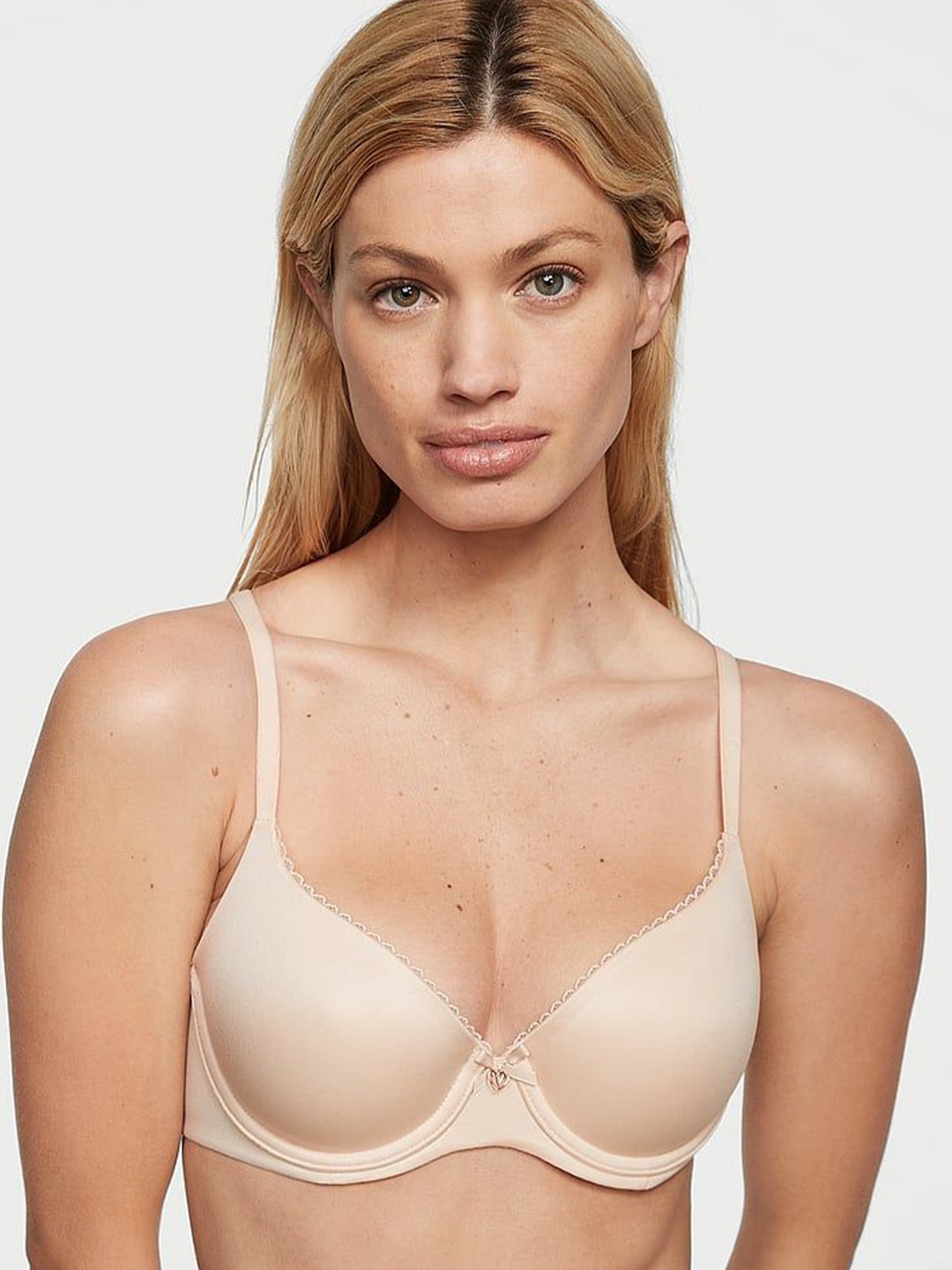 

Victoria's Secret Women Medium Coverage Underwired Lightly Padded Bra, Beige