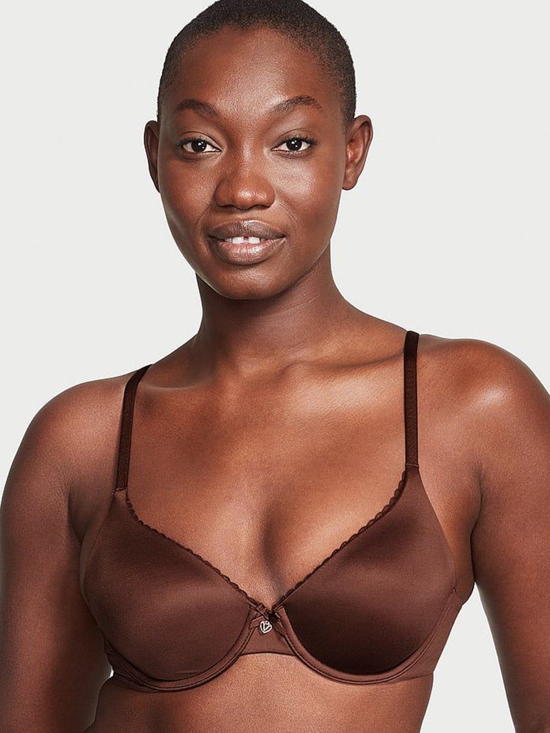 

Victoria's Secret Full Coverage Underwired Lightly Padded Everyday Bra, Coffee brown