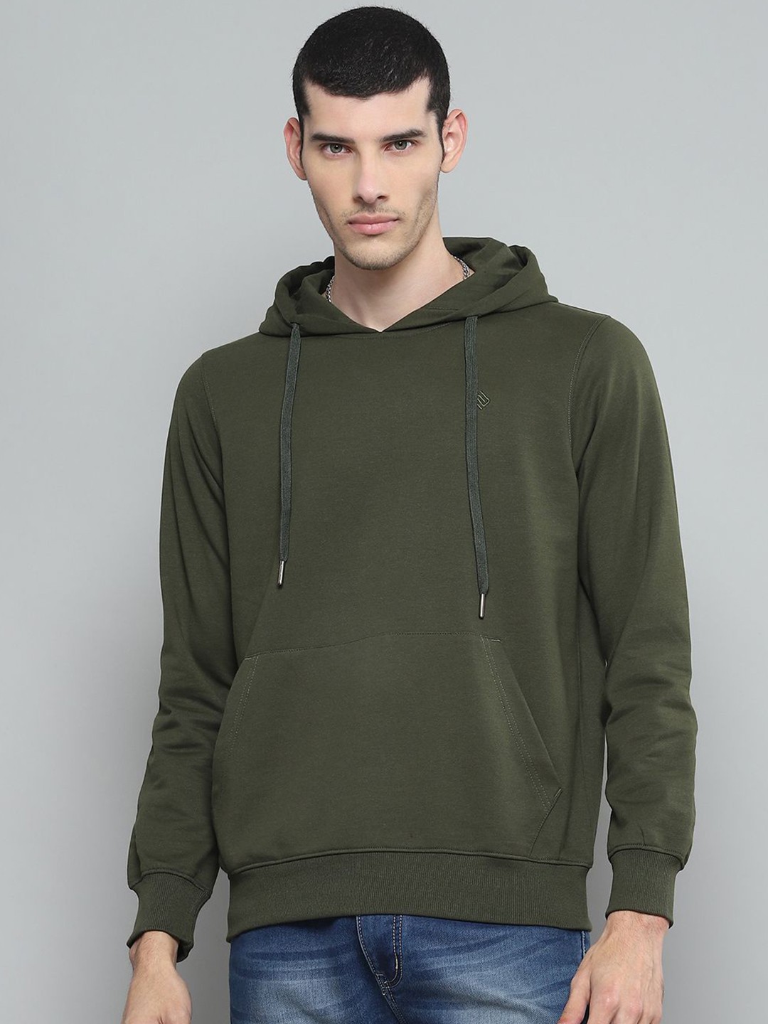 

Cloak & Decker Men Hooded Pullover Sweatshirt, Olive