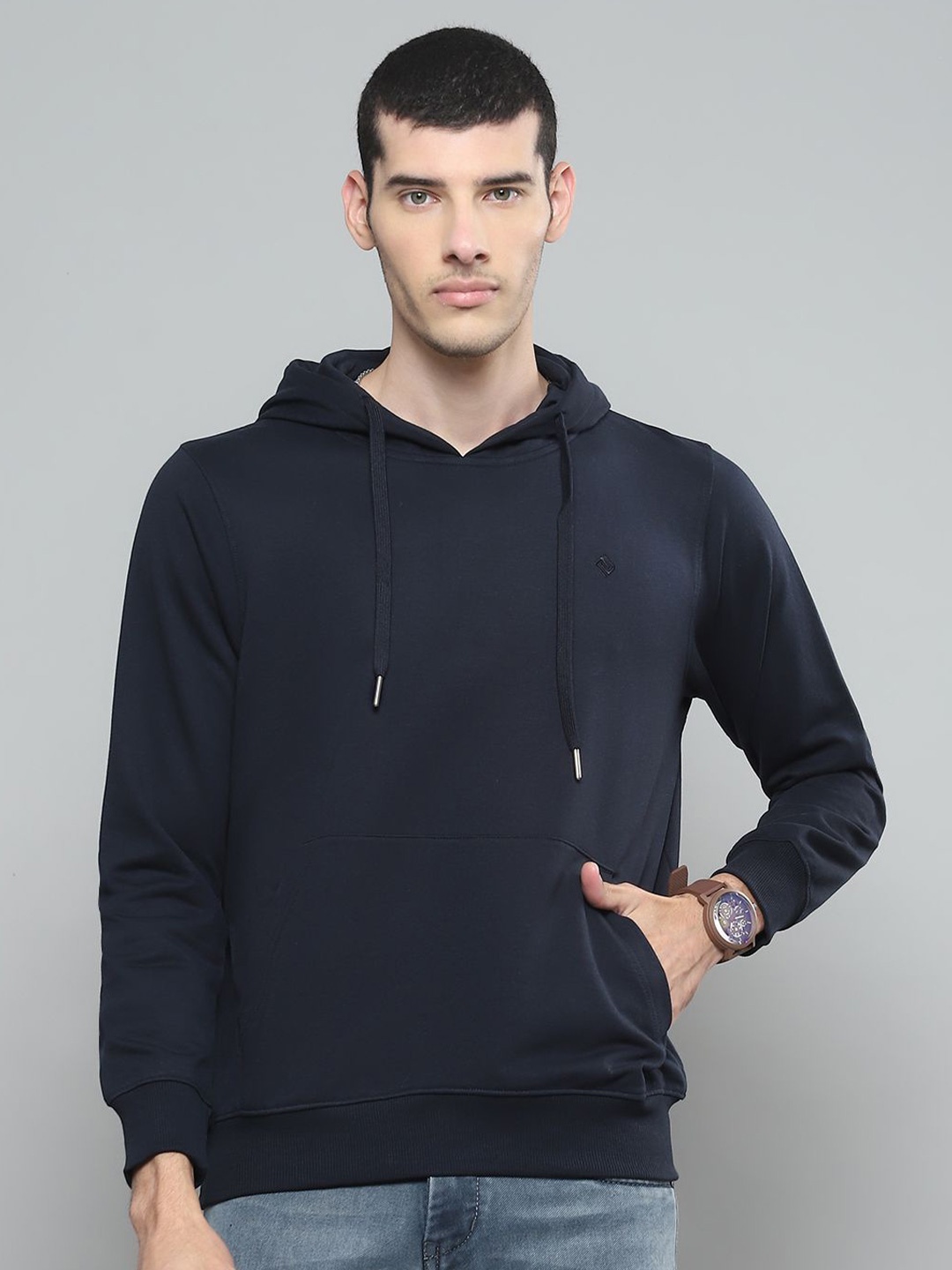 

Cloak & Decker Men Hooded Pullover Sweatshirt, Navy blue