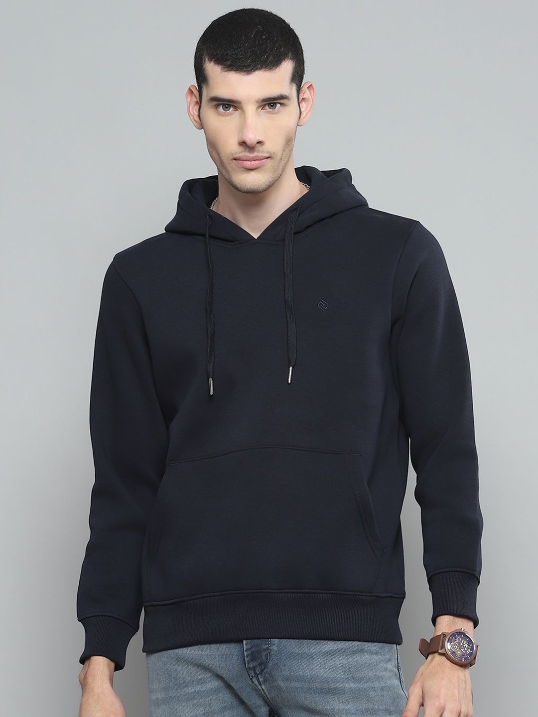 

Cloak & Decker Men Hooded Sweatshirt, Navy blue