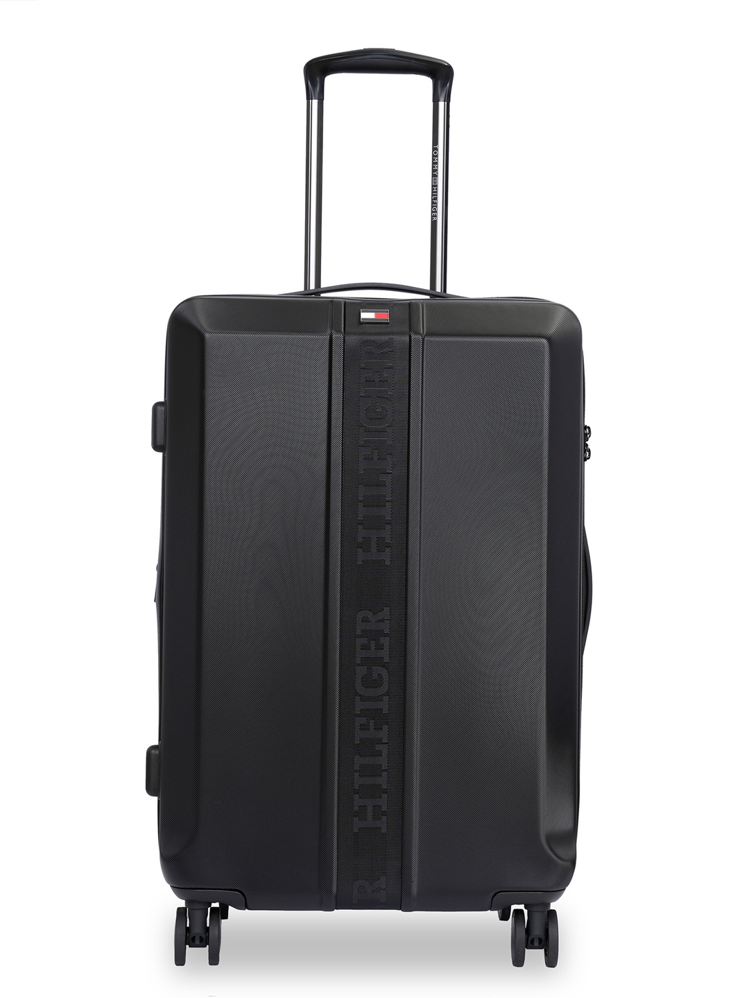 

Tommy Hilfiger Unisex Arbor Hard-Sided Medium Trolley Bag, Black