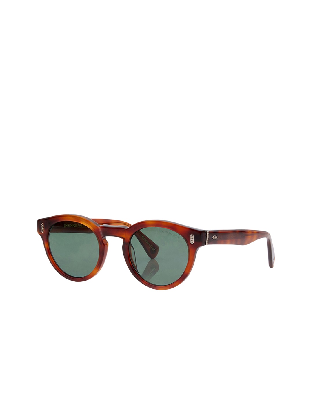 

Shisen Fox Unisex Fashion with UV Protected Lens Sunglasses, Green