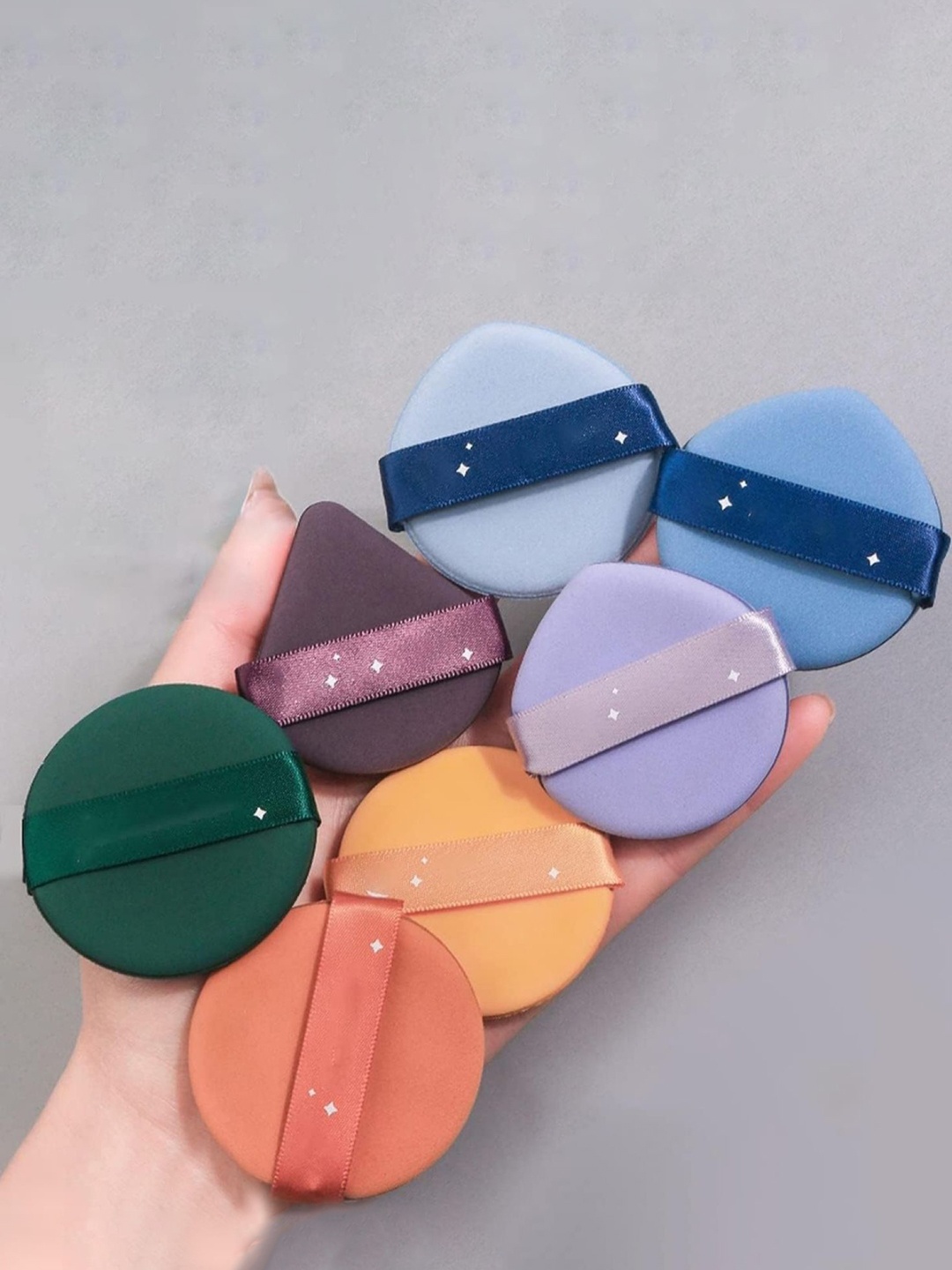 

RANORE Set Of 7 Makeup Foundation Sponge Puff, Blue