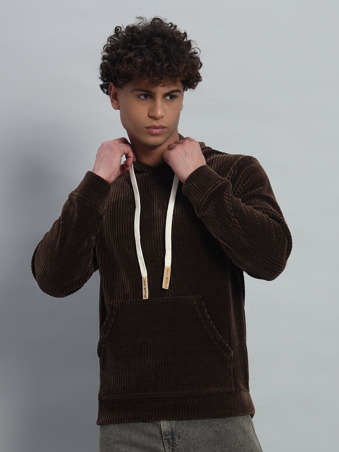 

PROFY Men Sweatshirt, Coffee brown