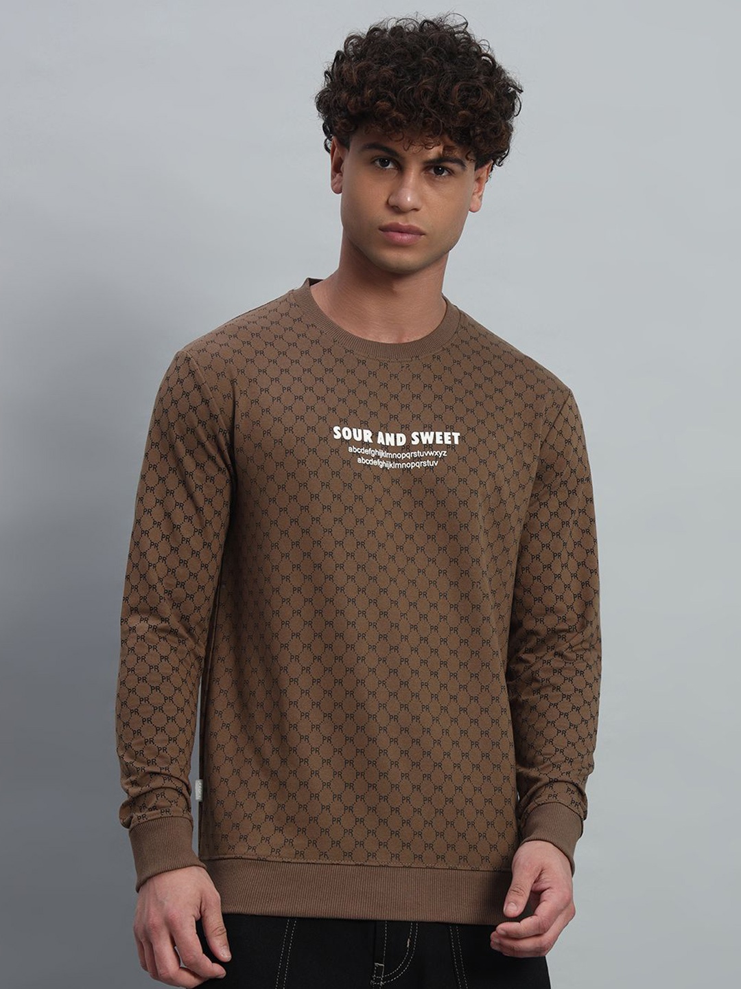 

PROFY Men Sweatshirt, Brown