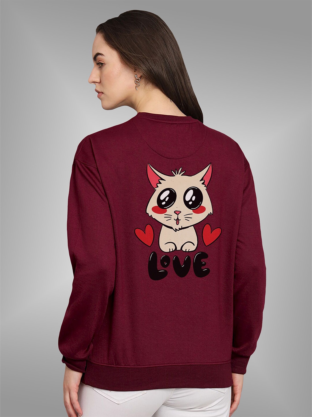 

BAESD Women Sweatshirt, Maroon