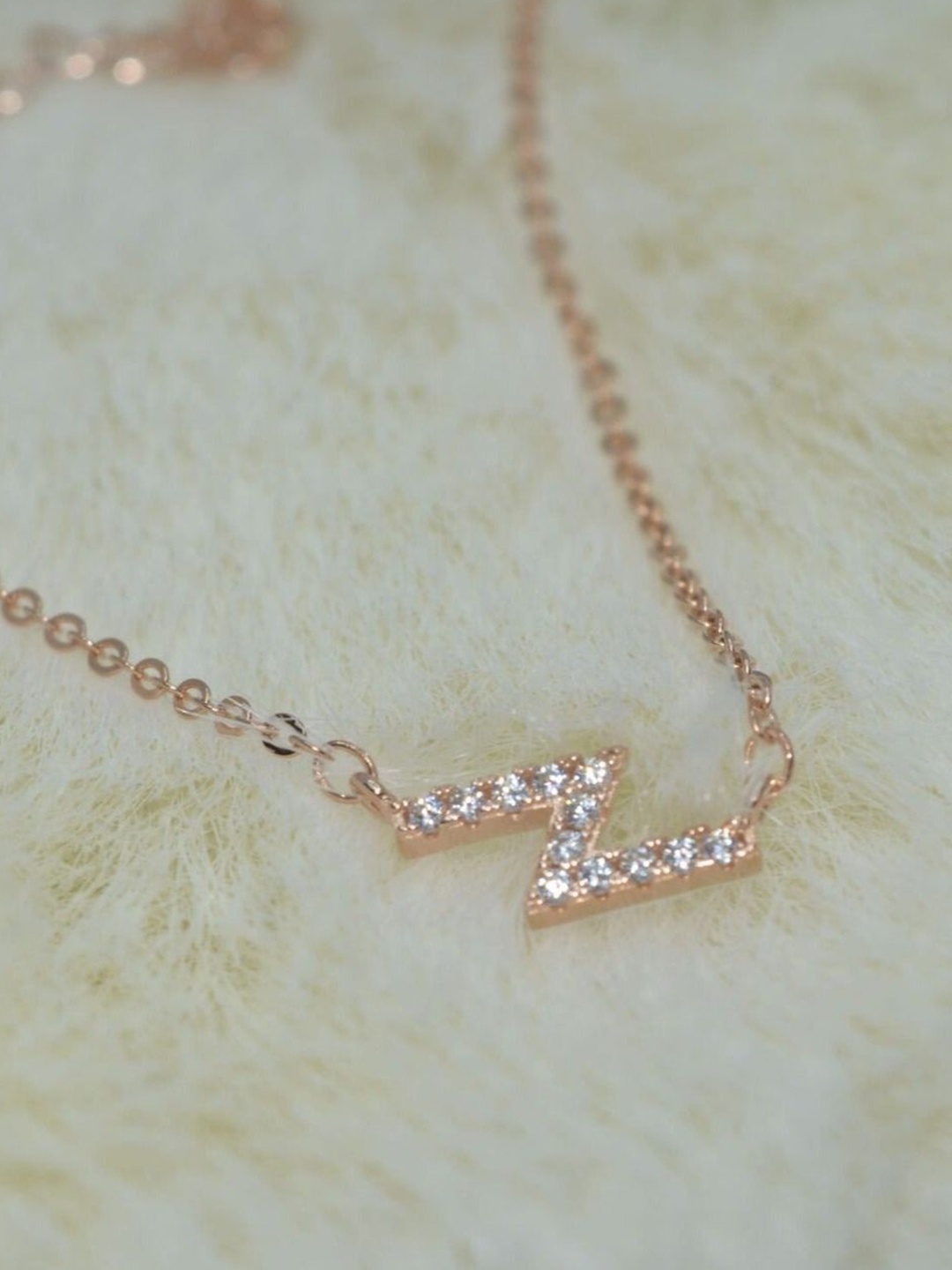 

Luxevogue Sterling Silver Rose Gold-Plated Necklace