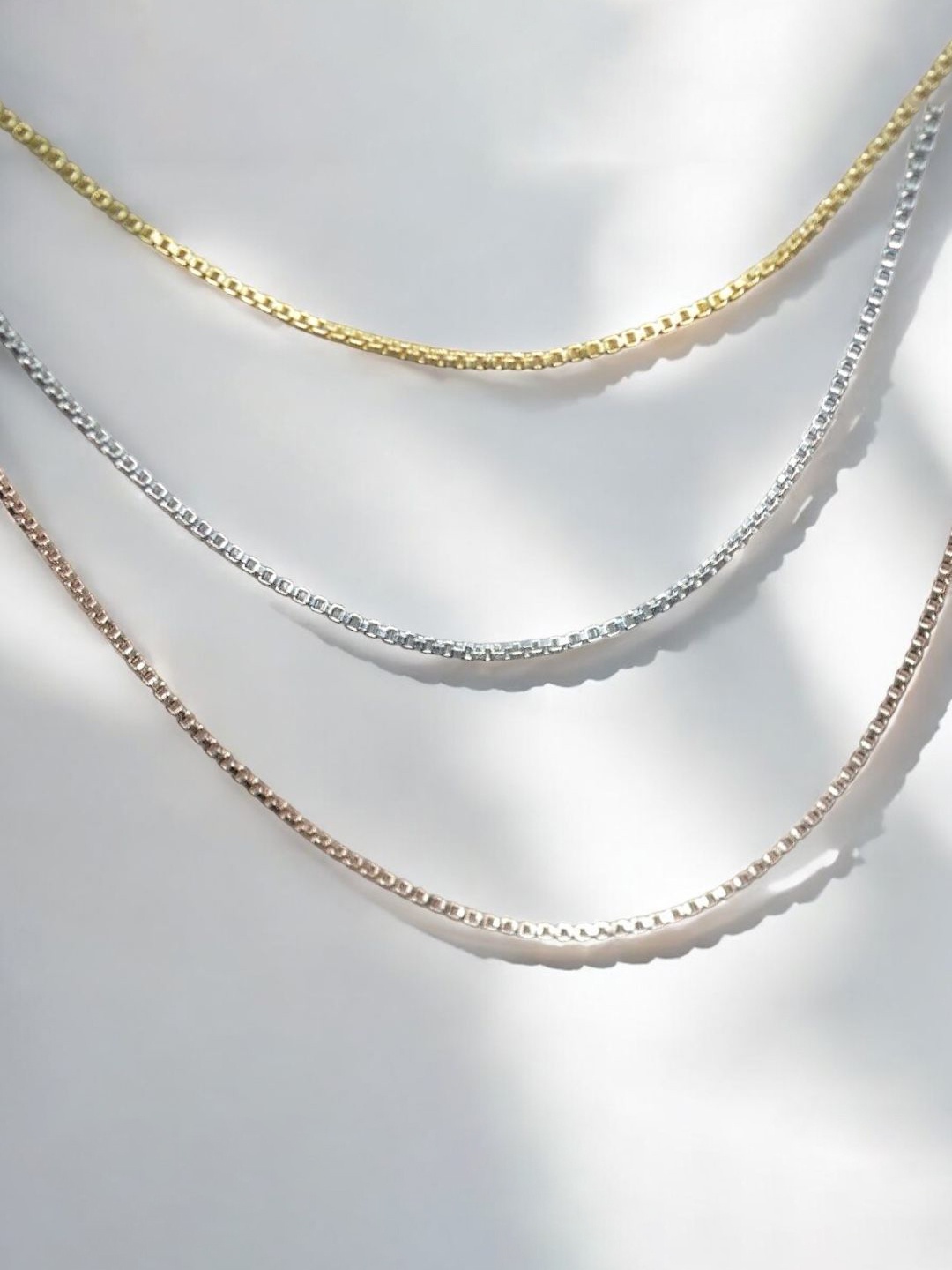 

Luxevogue Sterling Silver Rose Gold-Plated Chain